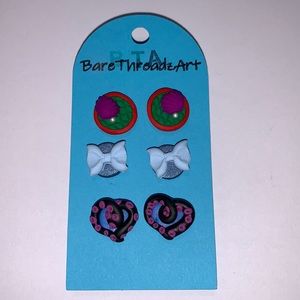 Little Mermaid Inspired Earring Set, Handmade, NWT